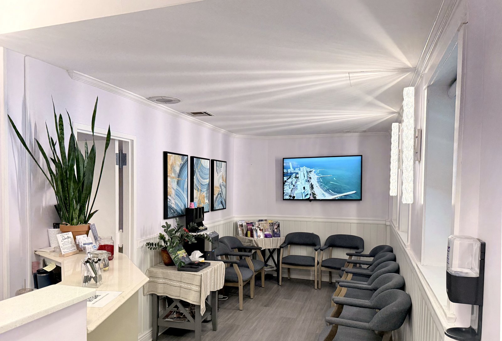 Lenox OBGYN waiting room on Manhattan's Upper East Side